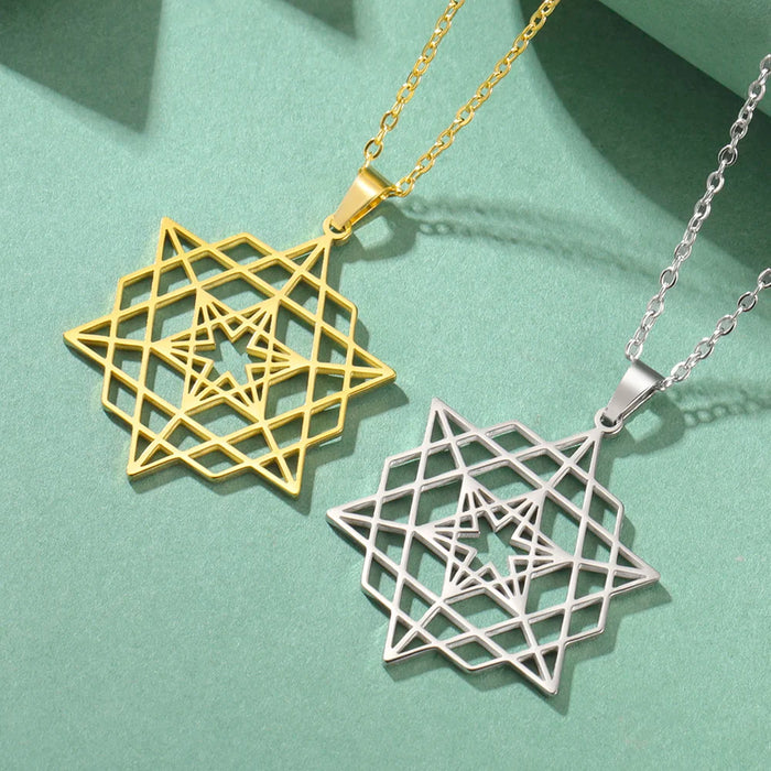 Merkaba Star Tetrahedron Hexagon Seed of Life Pendant