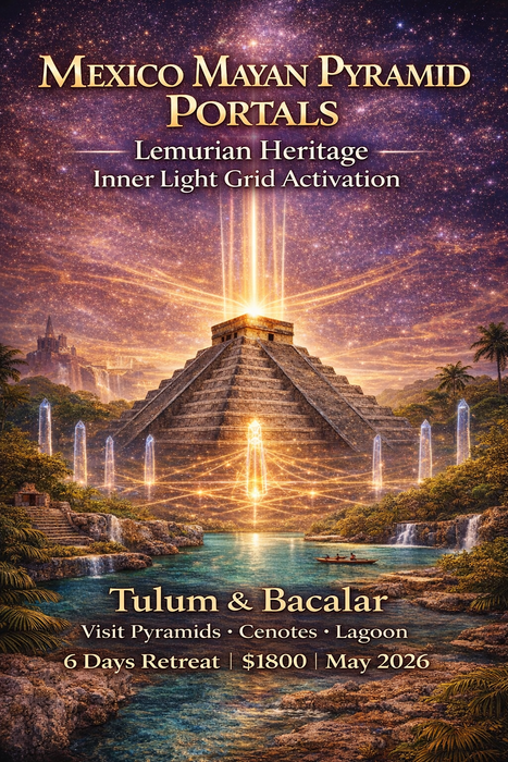 Sold Out: Mayan Pyramids Portal- Activate Inner Light Grid   May 17-22, 2026 Riviera Maya, Mexico