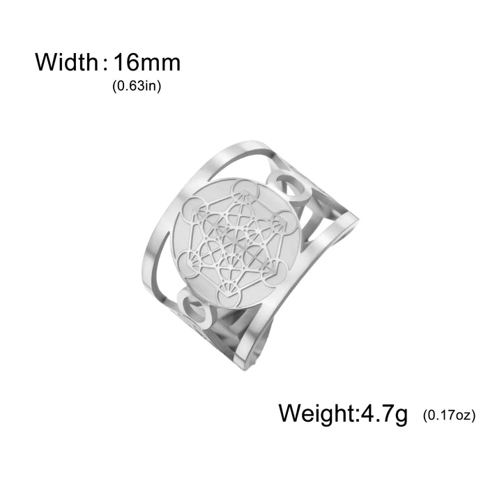 Cube of Metatron Ring
