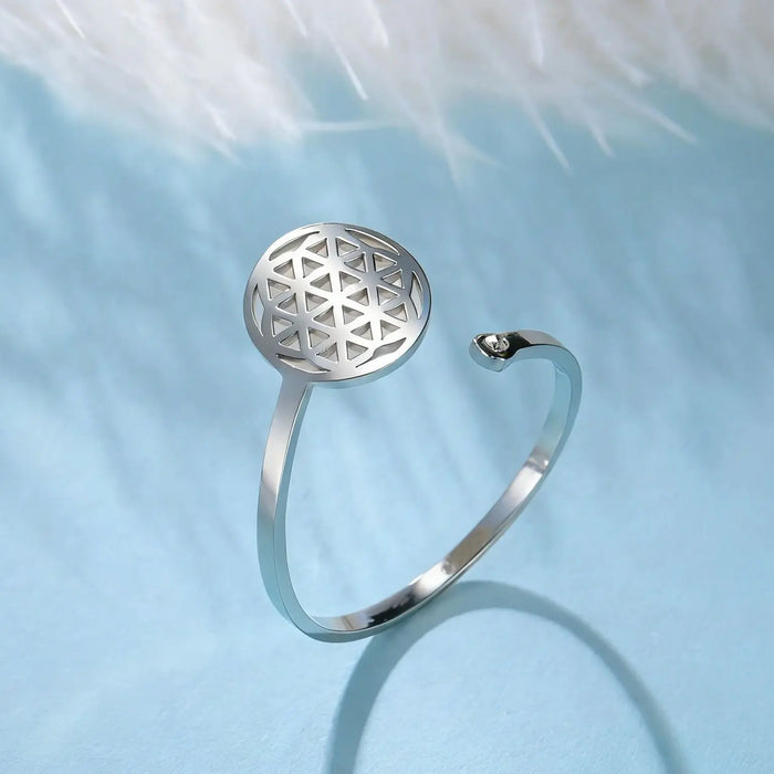 Flower of Life Ring