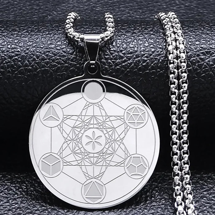 Cube of Metatron Necklace