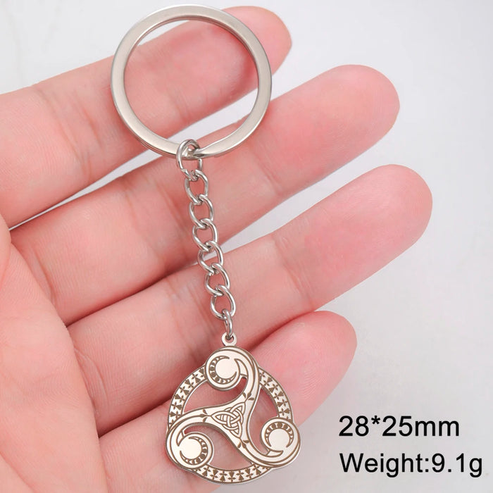 Triple Spiral Sacred Geometry Pendant