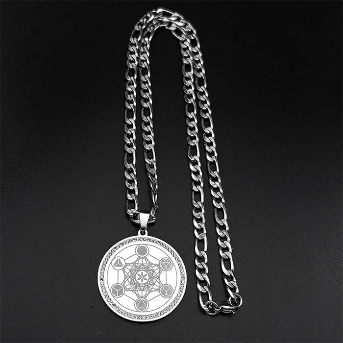Cube of Metatron Archangel Seal Necklace