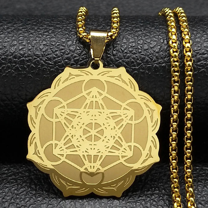 Cube of Metatron Necklace