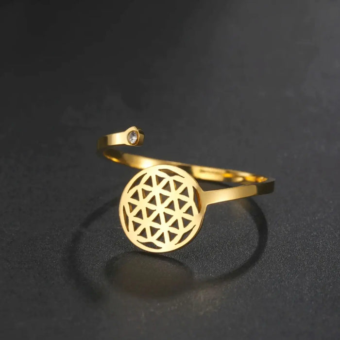 Flower of Life Ring
