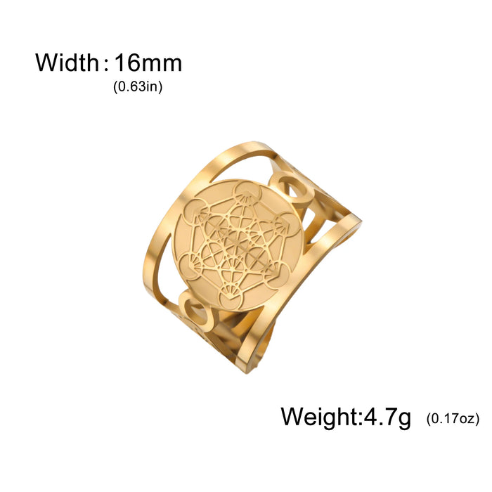 Cube of Metatron Ring