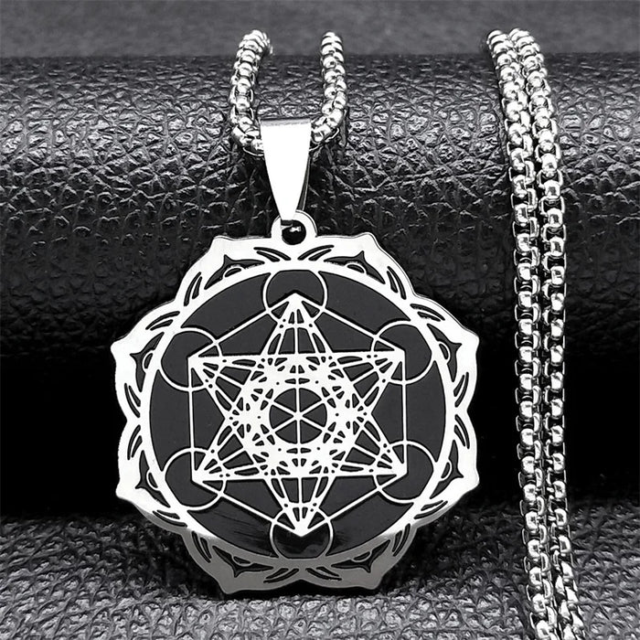 Cube of Metatron Necklace