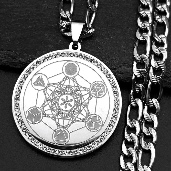 Cube of Metatron Archangel Seal Necklace