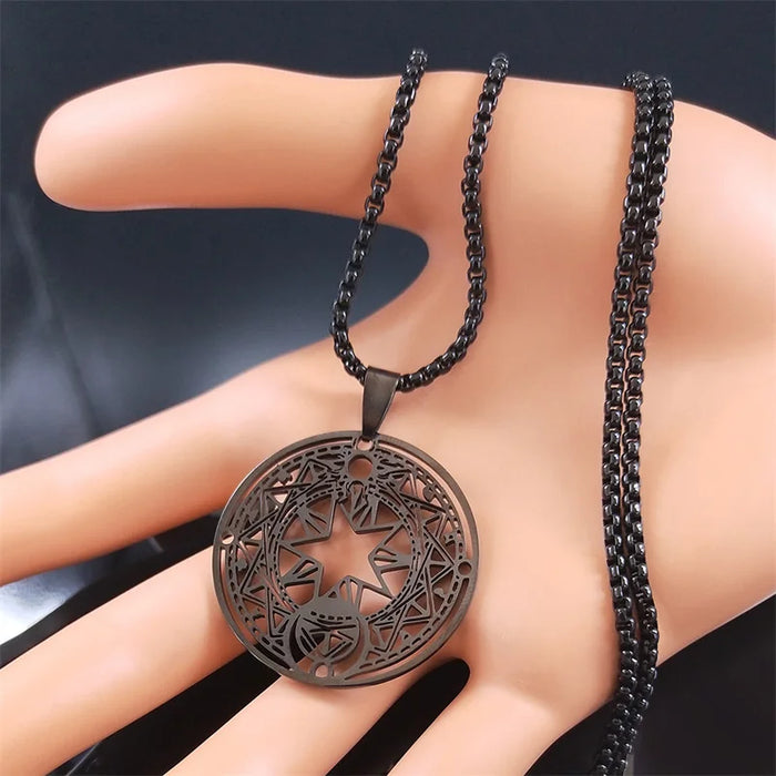 Sakura Magic Circle Card Captor Necklace