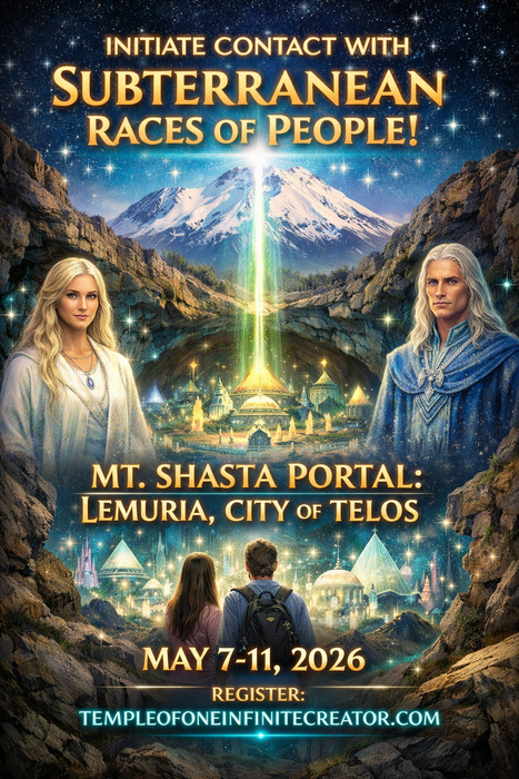 Sold Out: Mt Shasta Portal to Lemuria. Initiate Contact. May 7-11 2026