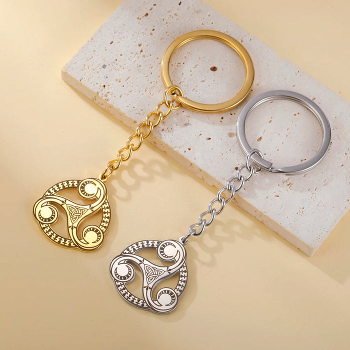 Triple Spiral Sacred Geometry Pendant