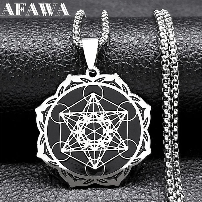 Cube of Metatron Necklace