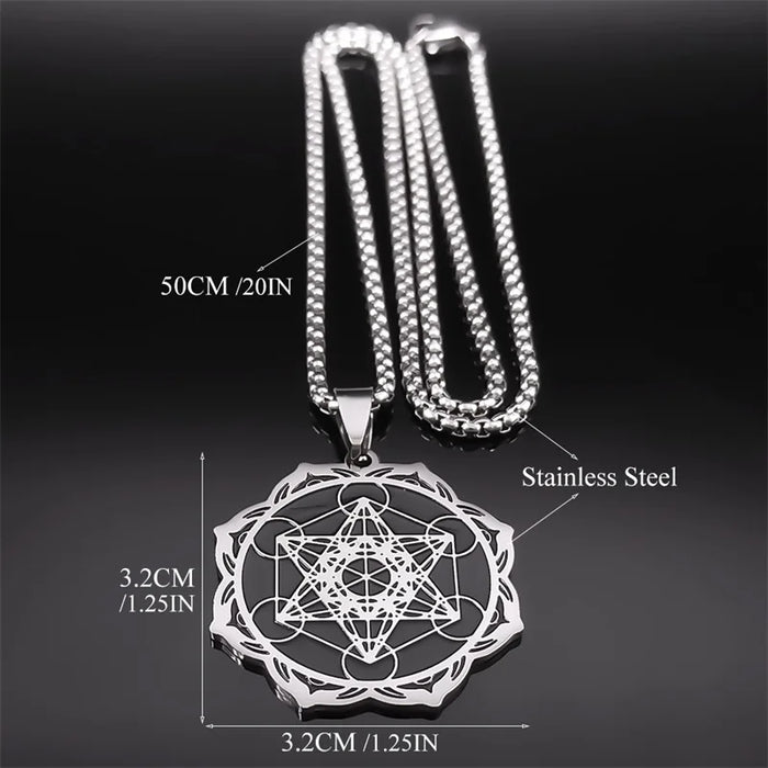 Cube of Metatron Necklace
