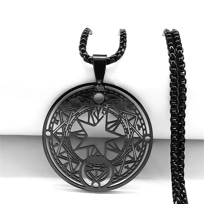 Sakura Magic Circle Card Captor Necklace