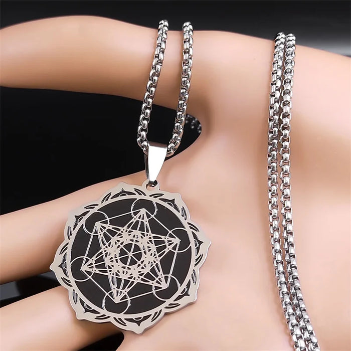 Cube of Metatron Necklace