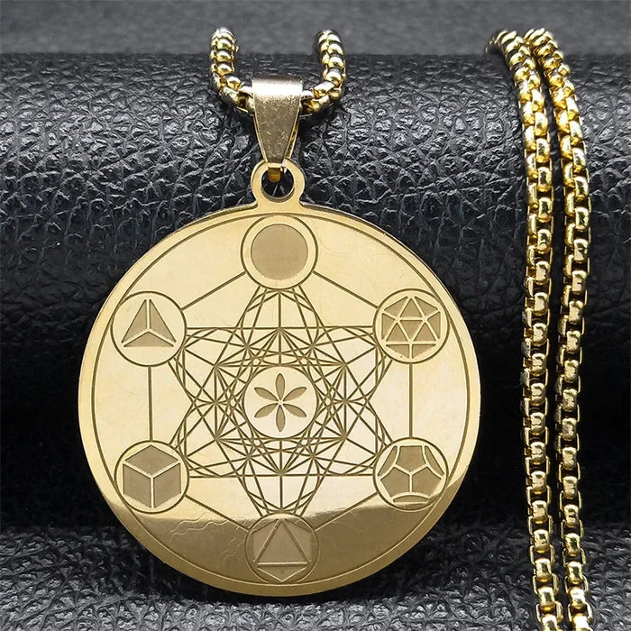 Cube of Metatron Necklace