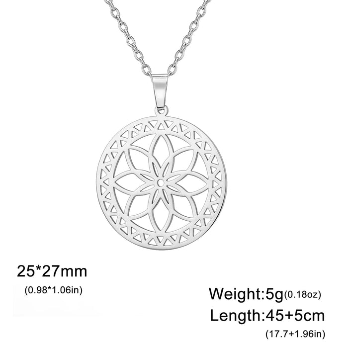 Merkaba Star Tetrahedron Hexagon Seed of Life Pendant