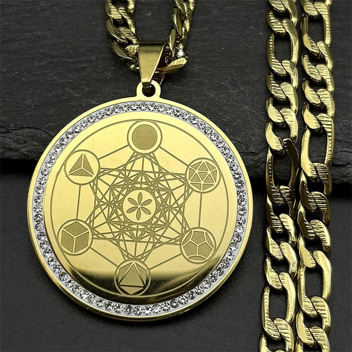 Cube of Metatron Archangel Seal Necklace
